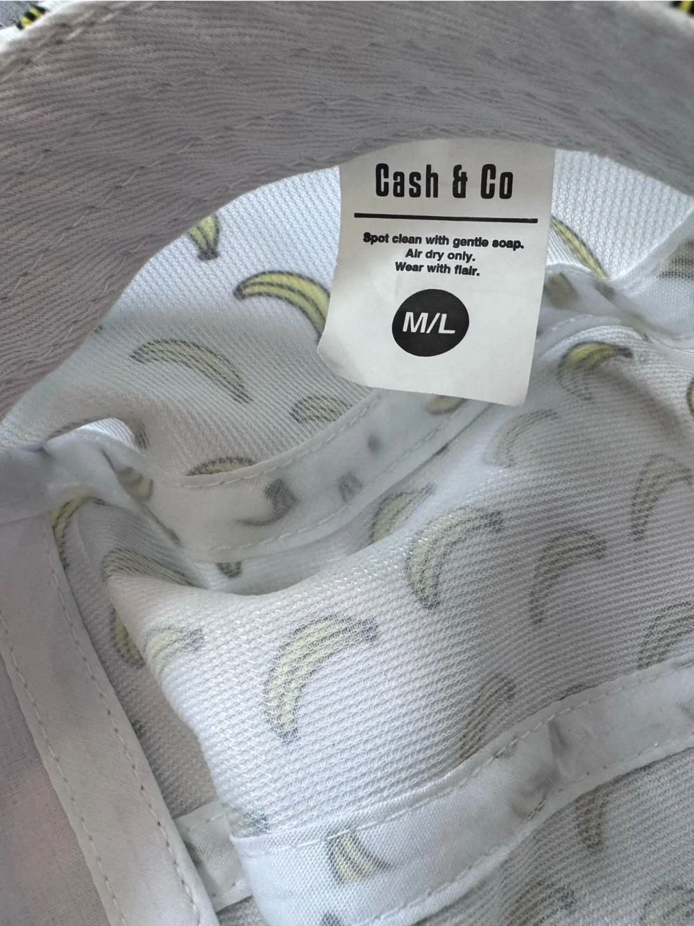 Kids M/L CASH & CO. Banana Print Five-Panel Cap